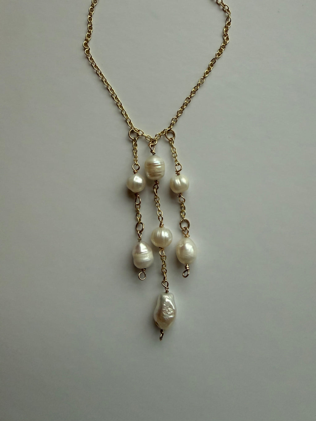 The Tidal Drop Necklace In Gold