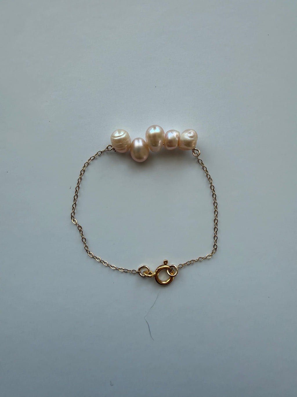 Pink Moon Pearl Bracelet