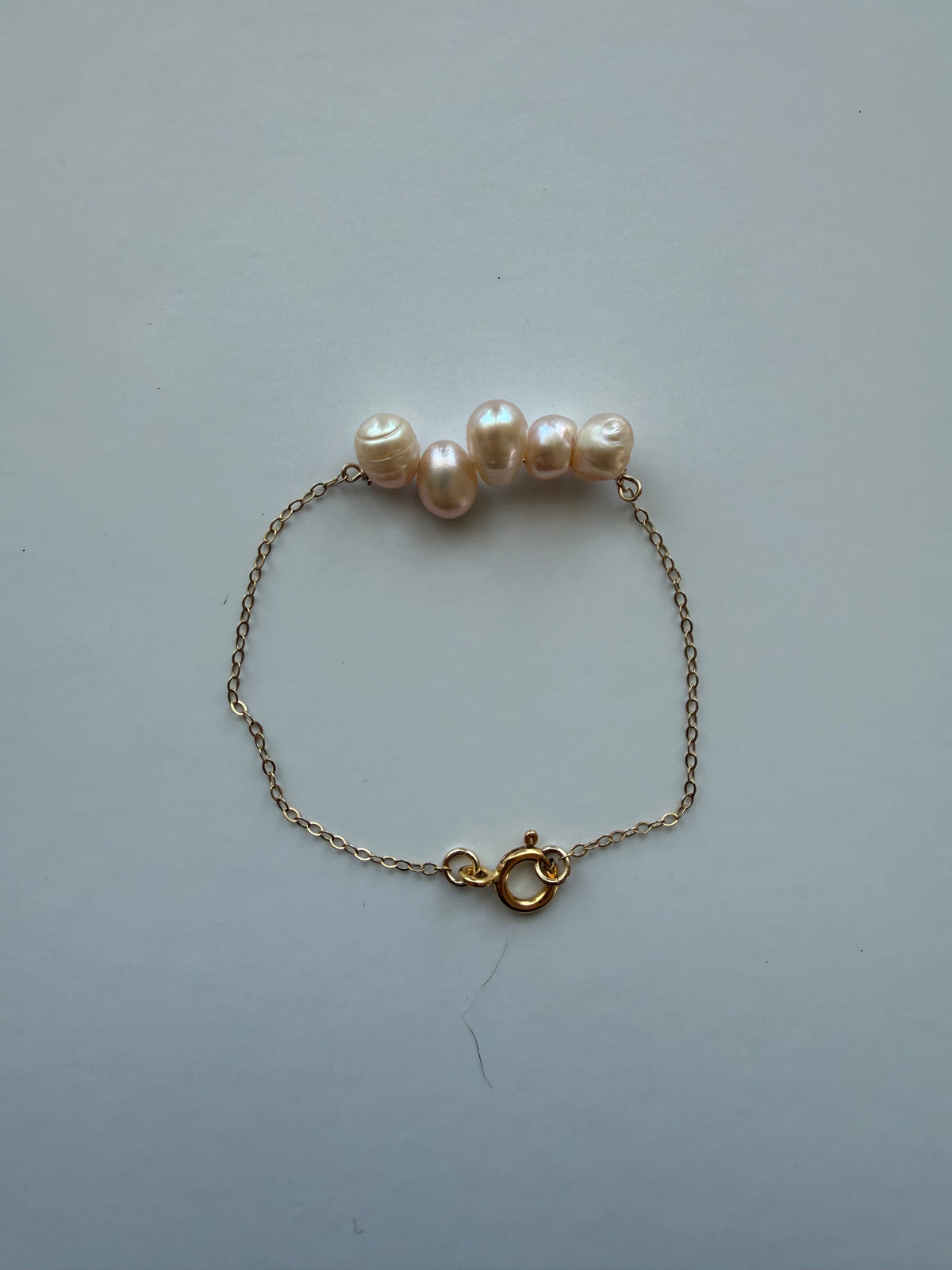 Pink Moon Pearl Bracelet