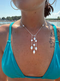 The Tidal Drop Necklace In Silver
