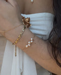 Pink Moon Pearl Bracelet