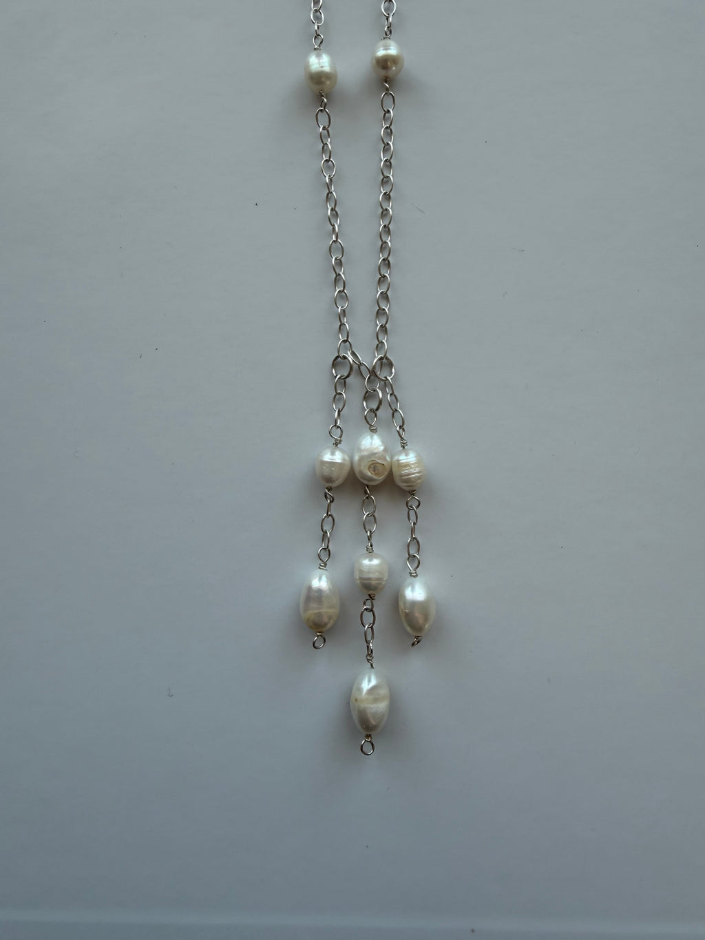 The Tidal Drop Necklace In Silver